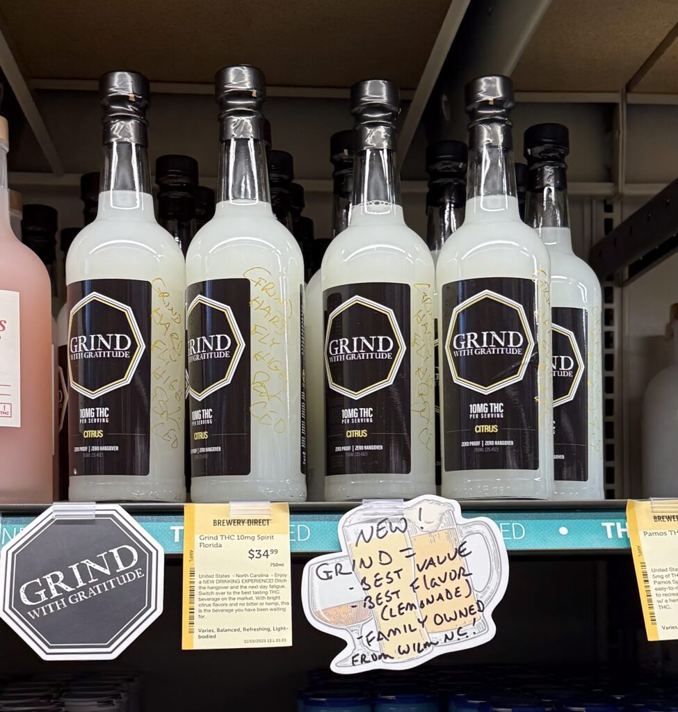 Grind with Gratitude autographed bottle