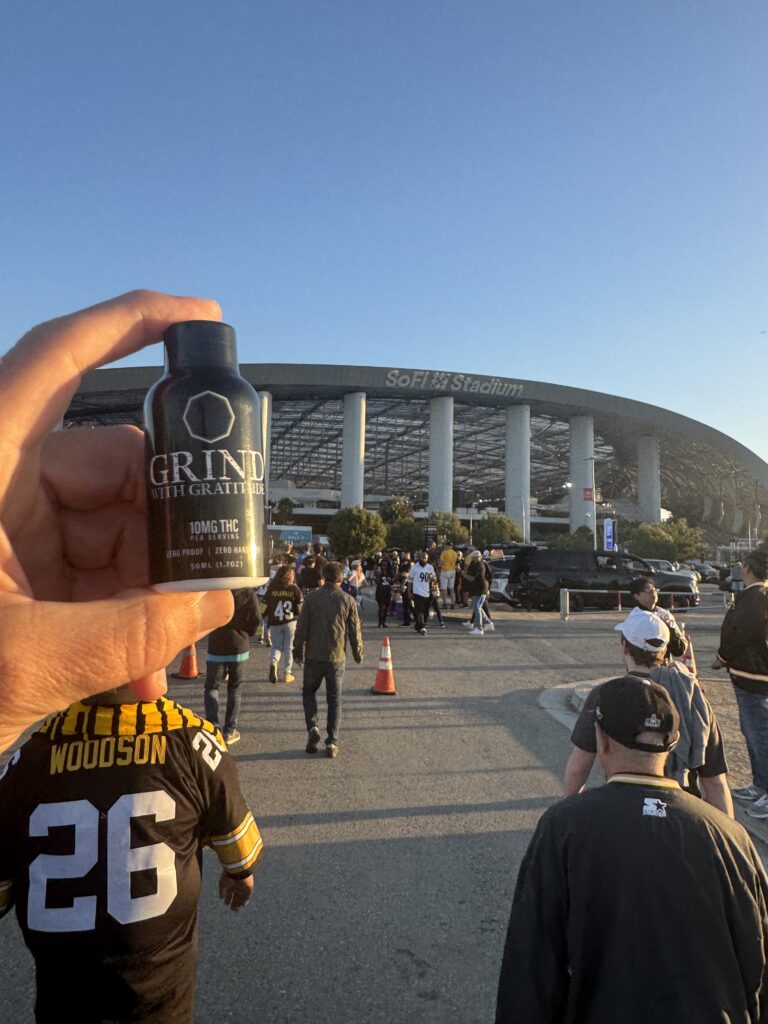 Tailgating with Grind with Gratitude at SoFi