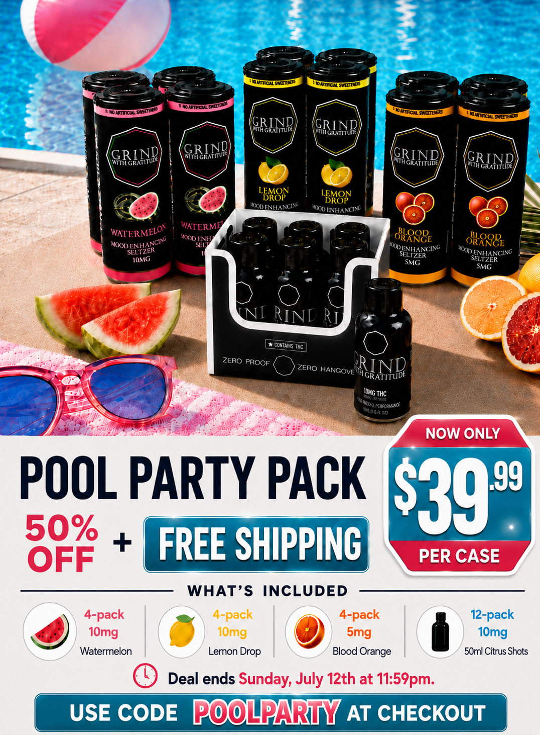 Pool Party Pack - 50% Off +FREE Shipping